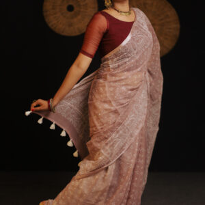 Koinya Premium Semi Muslin Saree